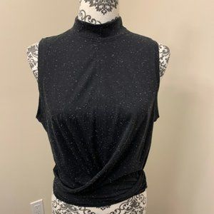 Lululemon Sleeveless Tie-Back Top, Black Specked